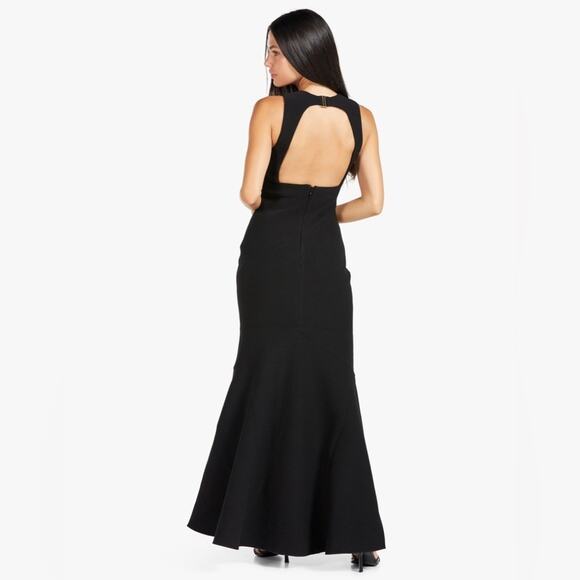 Significant Other Black Slinky Evening Fishtail Ezra Black Dress NWT 2 - Picture 5 of 6